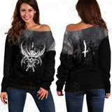 Cross Inverted Satanic SED-0575 Off Shoulder Sweaters