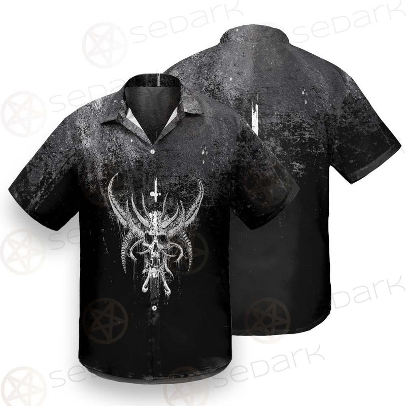 Cross Inverted Satanic SED-0575 Shirt Allover