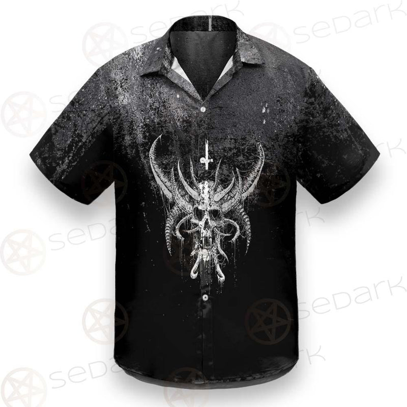 Cross Inverted Satanic SED-0575 Shirt Allover