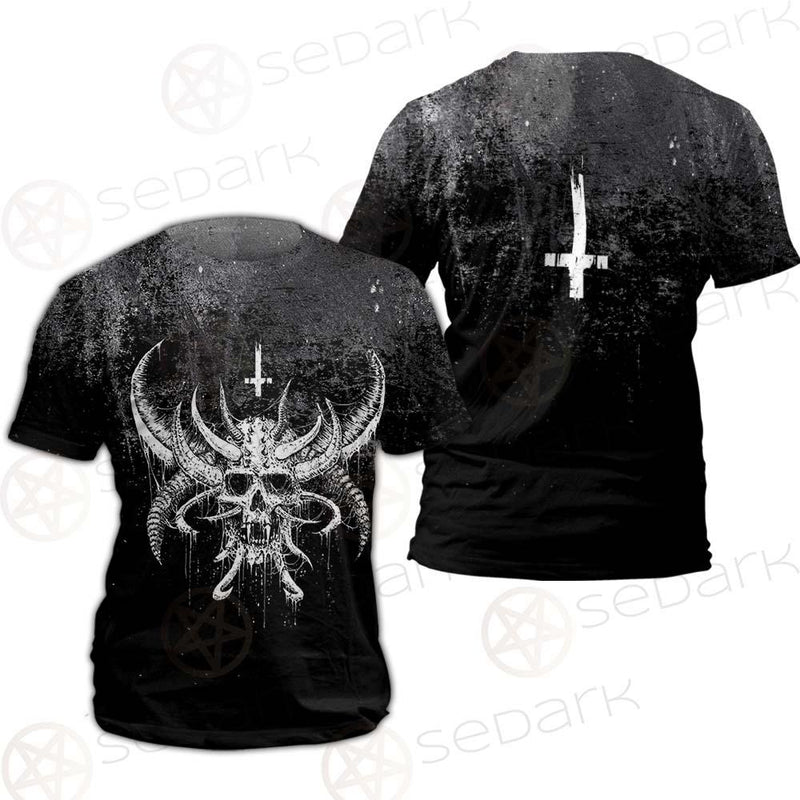 Cross Inverted Satanic SED-0575 Unisex T-shirt
