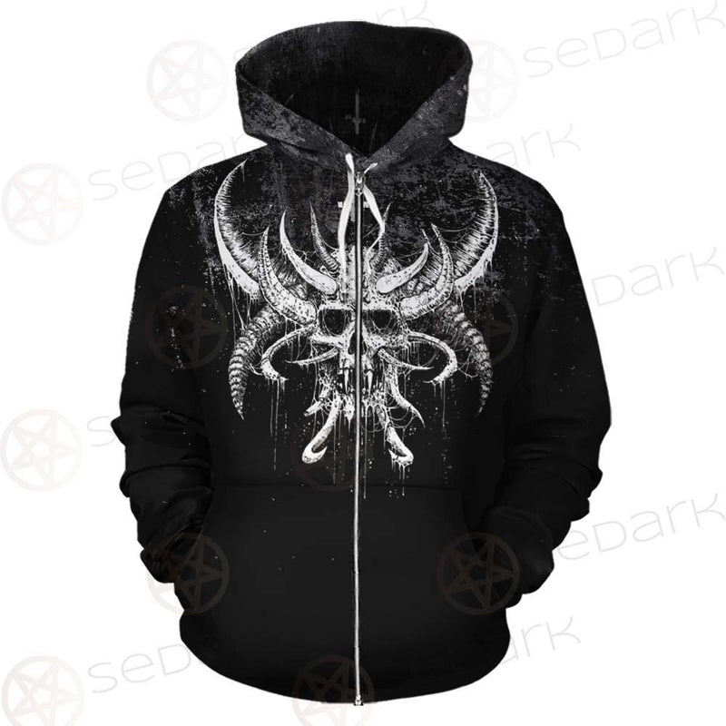 Cross Inverted Satanic SED-0575 Hoodie & Zip Hoodie