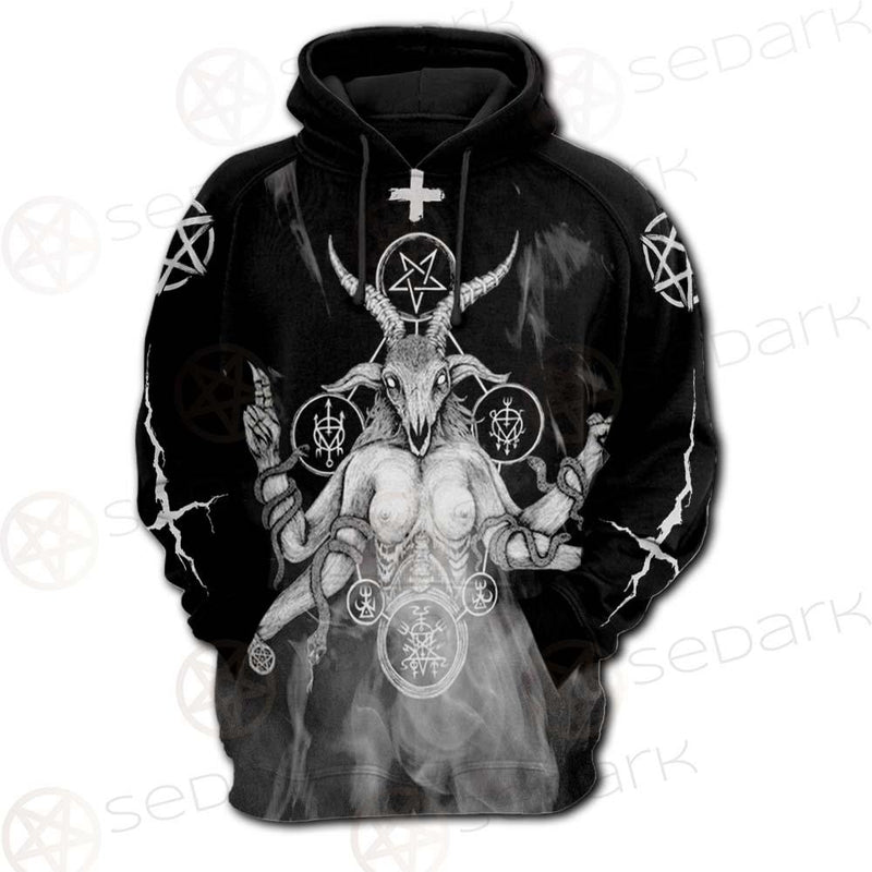 Satan Women Warrior SED-0576 Hoodie & Zip Hoodie Raglan