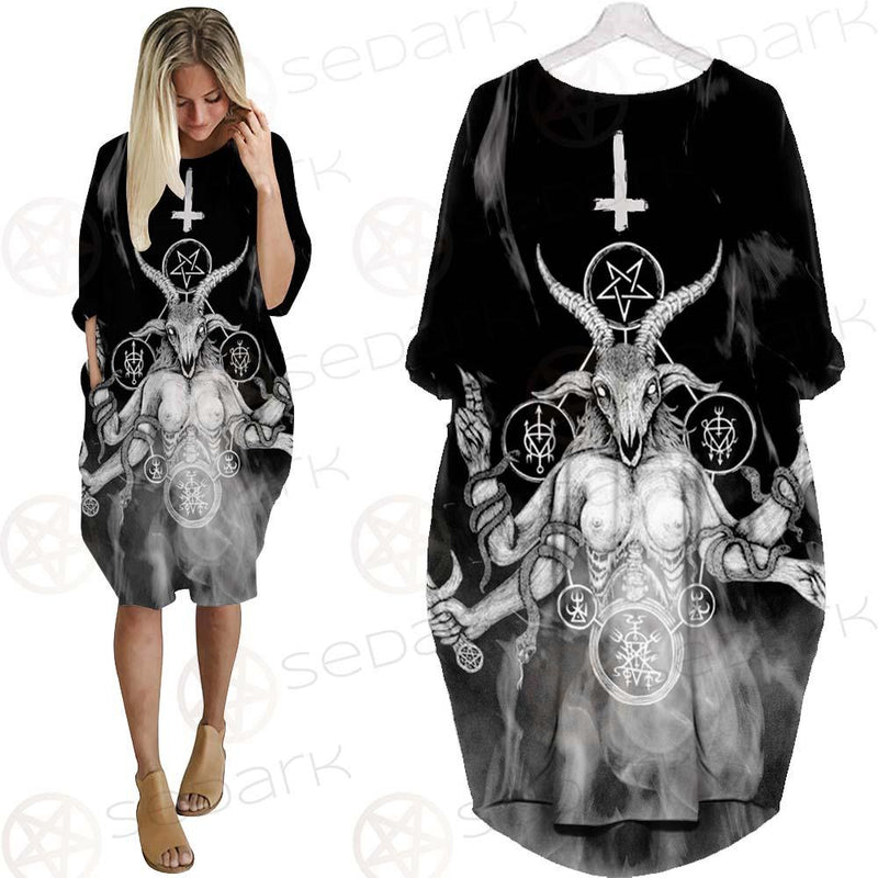 Satan Women Warrior SED-0576 Batwing Pocket Dress
