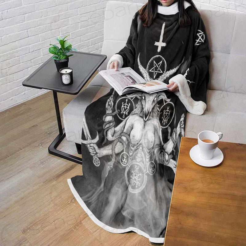 Satan Women Warrior SED-0576 Sleeved Blanket