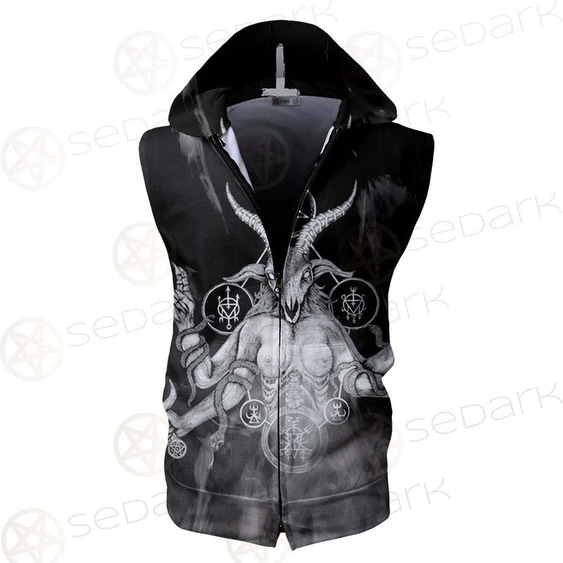 Satan Women Warrior SED-0576 Zip Sleeveless Hoodie