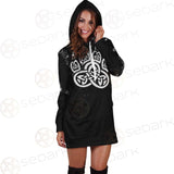 Viking Wolf Valknut SED-0578 Hoodie Dress