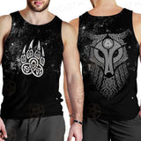 Viking Wolf Valknut SED-0578 Men Tank-tops