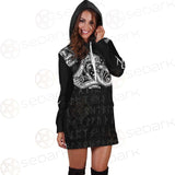 Viking Symbol Footmark SED-0579 Hoodie Dress