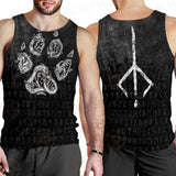 Viking Symbol Footmark SED-0579 Men Tank-tops