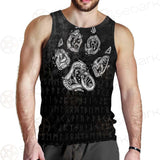 Viking Symbol Footmark SED-0579 Men Tank-tops