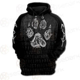 Viking Symbol Footmark SED-0579 Hoodie & Zip Hoodie Raglan