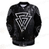 Valknut Viking Symbol SED-0580 Button Jacket