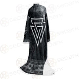 Valknut Viking Symbol SED-0580 Sleeved Blanket