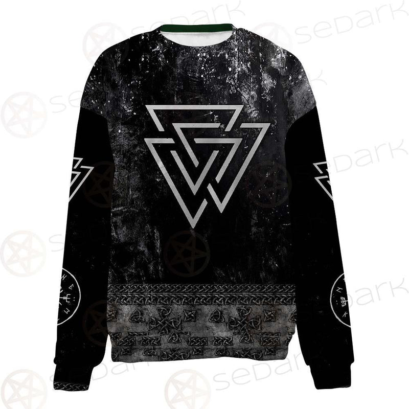 Valknut Viking Symbol SED-0580 Unisex Sweatshirt