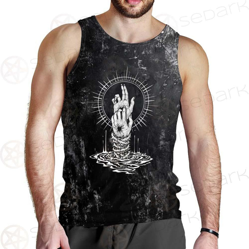 Satanic With Skulls SED-0582 Men Tank-tops
