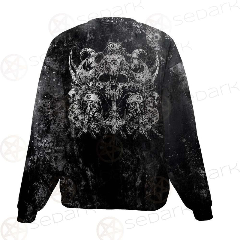 Satanic With Skulls SED-0582 Unisex Sweatshirt
