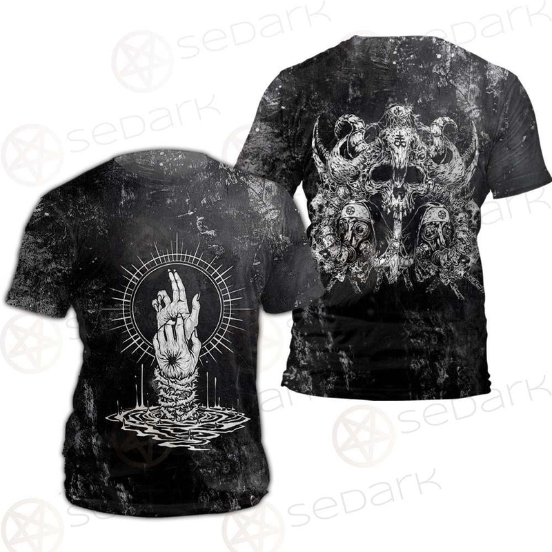 Satanic With Skulls SED-0582 Unisex T-shirt