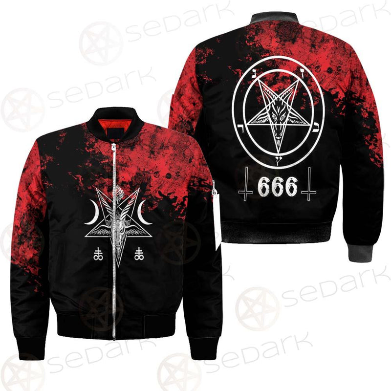 Satanic 666 Black And Red SED-0583 Jacket