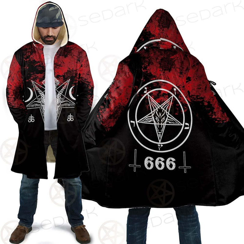 Satanic 666 Black And Red SED-0583 Cloak