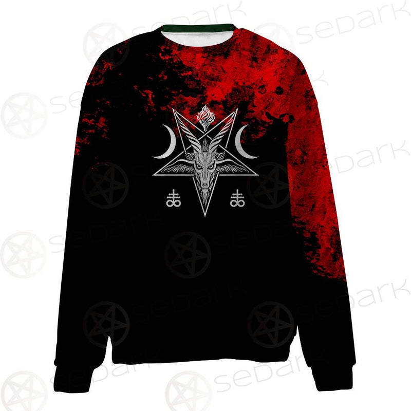 Satanic 666 Black And Red SED-0583 Unisex Sweatshirt