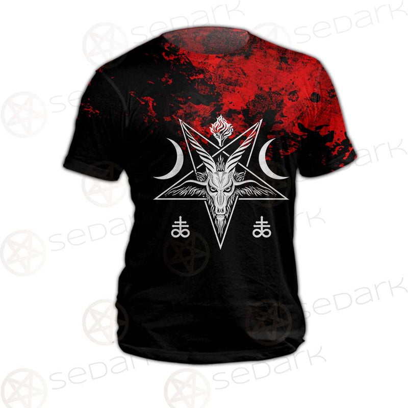 Satanic 666 Black And Red SED-0583 Unisex T-shirt