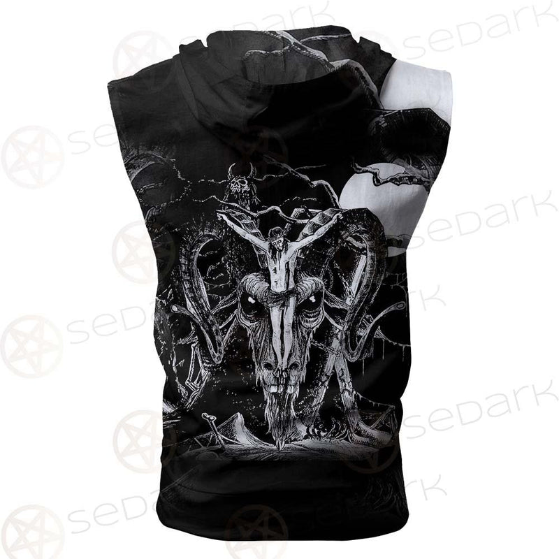 The Wine Of Satan SED-0584 Zip Sleeveless Hoodie
