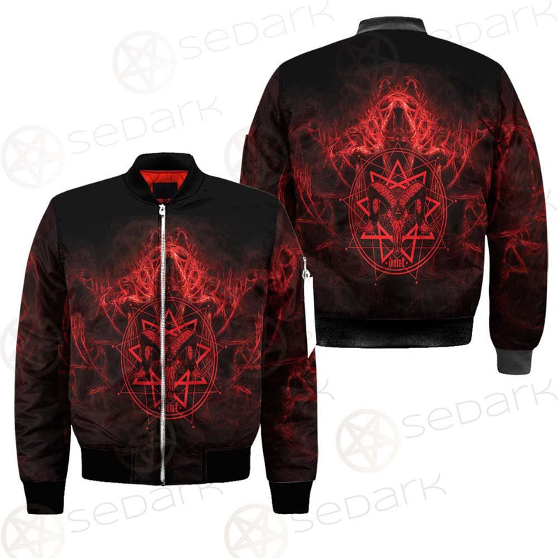 Satanic Burning Fire Flame SED-0585 Jacket