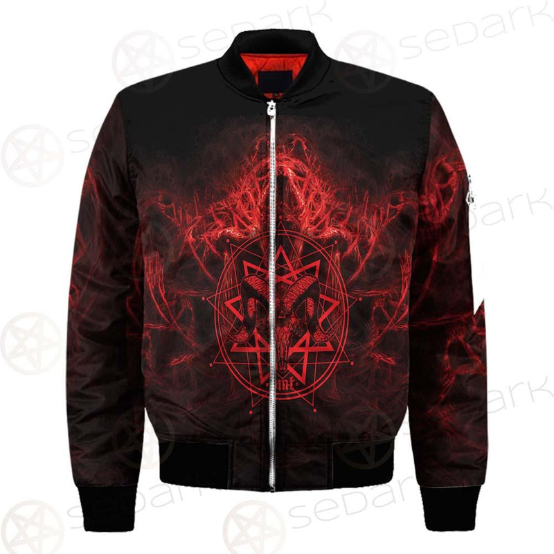 Satanic Burning Fire Flame SED-0585 Jacket