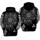 Viking Cross Stitch Pattern SED-0586 Hoodie & Zip Hoodie Raglan