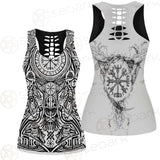 Viking Protection Rune Pattern SED-0587 Women Tank Top