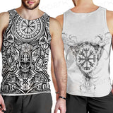 Viking Protection Rune Pattern SED-0587 Men Tank-tops