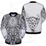 Viking Protection Rune Pattern SED-0587 Button Jacket