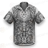 Viking Protection Rune Pattern SED-0587 Shirt Allover