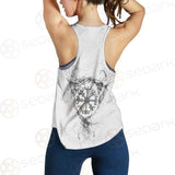 Viking Protection Rune Pattern SED-0587 Women Tank Top