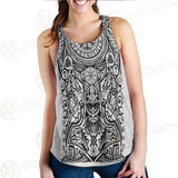 Viking Protection Rune Pattern SED-0587 Women Tank Top