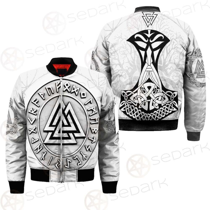 Viking Valknut With Runes SED-0588 Jacket