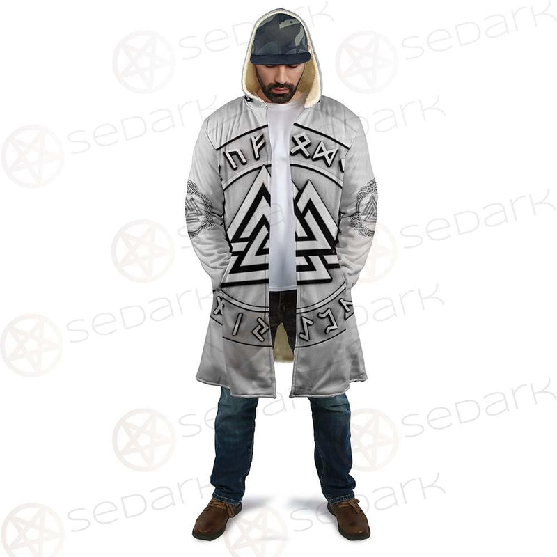 Viking Valknut With Runes SED-0588 Cloak