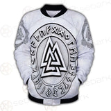 Viking Valknut With Runes SED-0588 Button Jacket