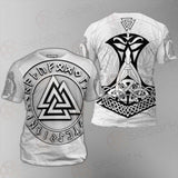 Viking Valknut With Runes SED-0588 Unisex T-shirt