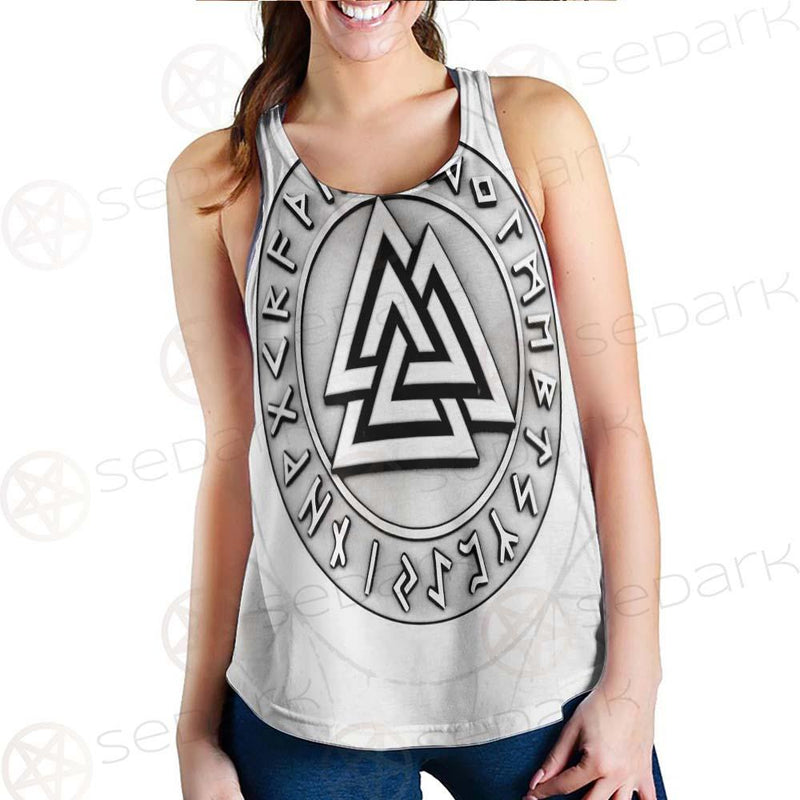 Viking Valknut With Runes SED-0588 Women Tank Top
