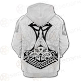 Viking Valknut With Runes SED-0588 Hoodie & Zip Hoodie Raglan