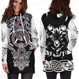 Thor Hammer Viking SED-0589 Hoodie Dress