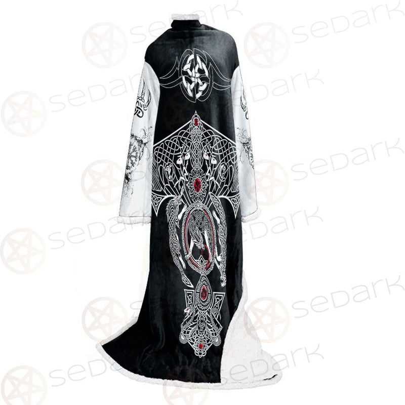 Thor Hammer Viking SED-0589 Sleeved Blanket