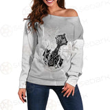 Mjolnir Thor'S Hammer SED-0591 Off Shoulder Sweaters