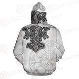 Mjolnir Pattern Viking SED-0592 Hoodie & Zip Hoodie