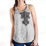 Mjolnir Pattern Viking SED-0592 Women Tank Top