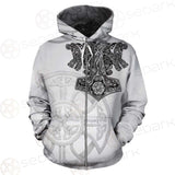 Mjolnir Pattern Viking SED-0592 Hoodie & Zip Hoodie