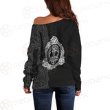 Viking Tree Pattern SED-0593 Off Shoulder Sweaters