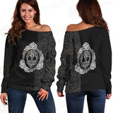 Viking Tree Pattern SED-0593 Off Shoulder Sweaters