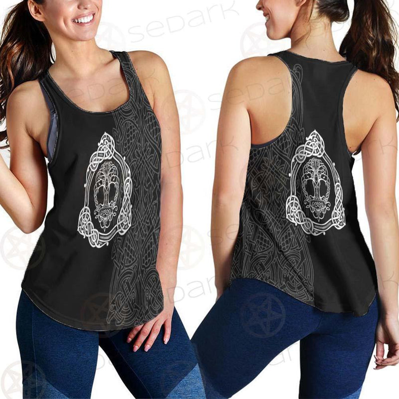 Viking Tree Pattern SED-0593 Women Tank Top
